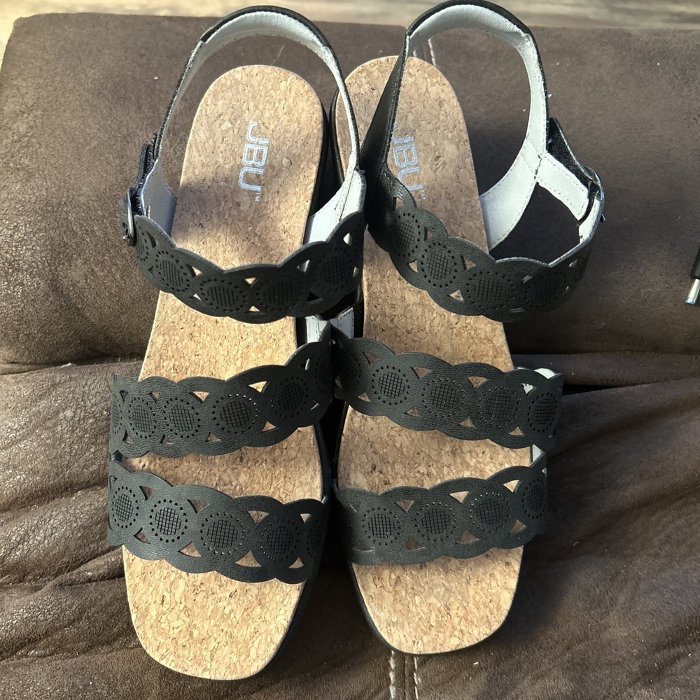 JBU by Jambu Women's WINONA [ Black ] Sandals  Size 9 M
